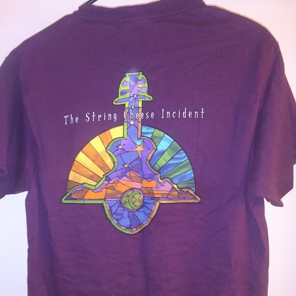 String Cheese Incident Stained Glass Red Rocks SCI Concert T-Shirt - (M) Medium - Picture 1 of 4